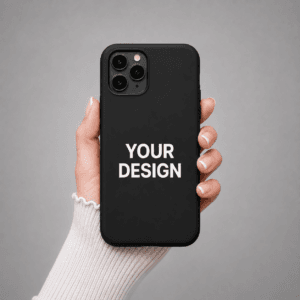 iPhone 11 Pro Max custom case black personalized with photo