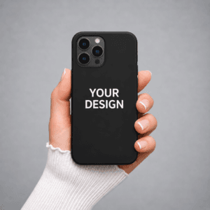 iPhone 13 Pro custom case black personalized with photo