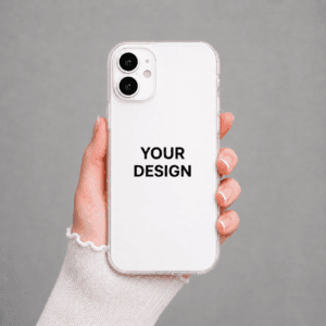 iPhone 16 custom case transparent personalised with photo