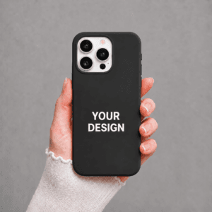iPhone 16 Pro Max custom case black personalized with photo
