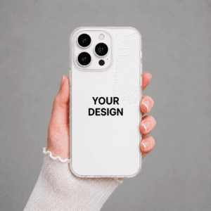 iPhone 16 Pro custom case transparent personalised with photo