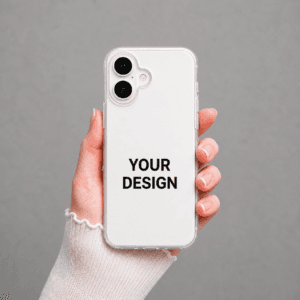 iPhone 17 custom case transparent personalised with photo
