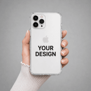 iPhone 12 Pro custom case transparent personalised with photo