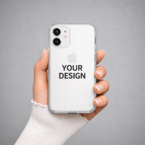 iPhone 12 Mini custom case transparent personalised with photo