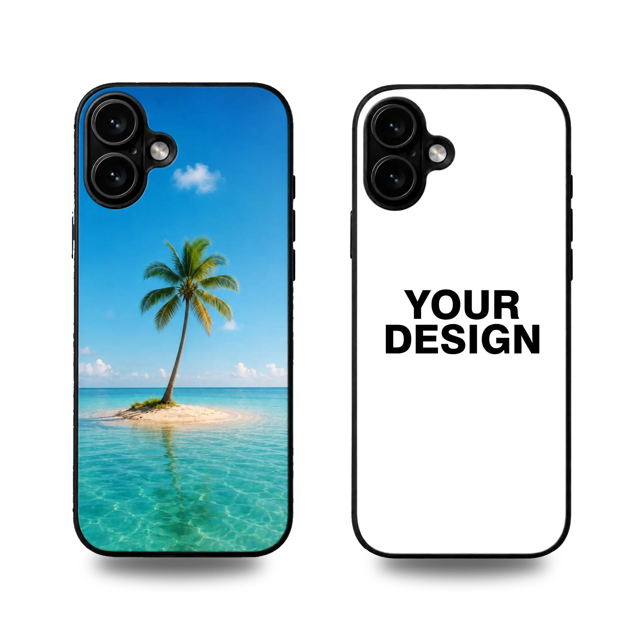 Custom iPhone case printed with a personal photo